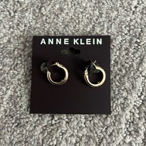 Anne Klein Gould huggy earrings